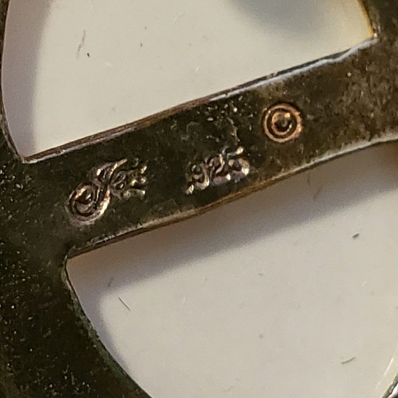 JezLaine Sterling Floral Pin/Brooch - Picture 4 of 5